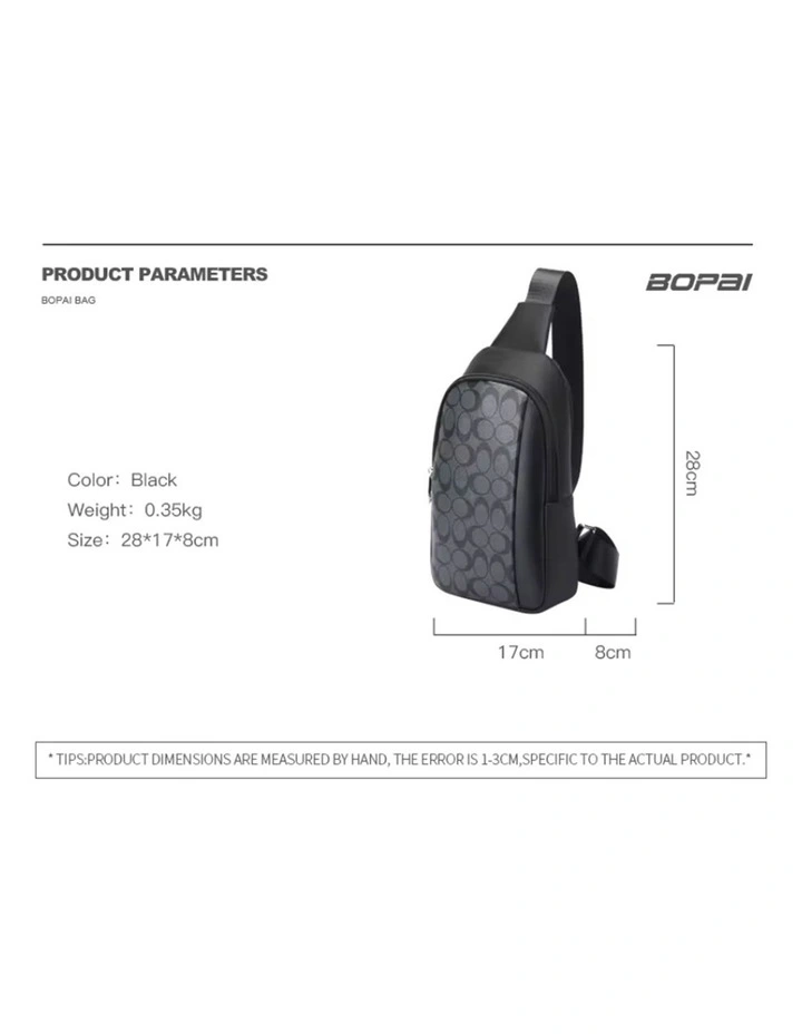 Bopai Waterproof Messenger Travel Work Bag Black image 7