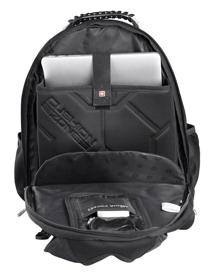 Swisswin Waterproof 15.6 Laptop Backpack Travel Business Work Bag Black image 5