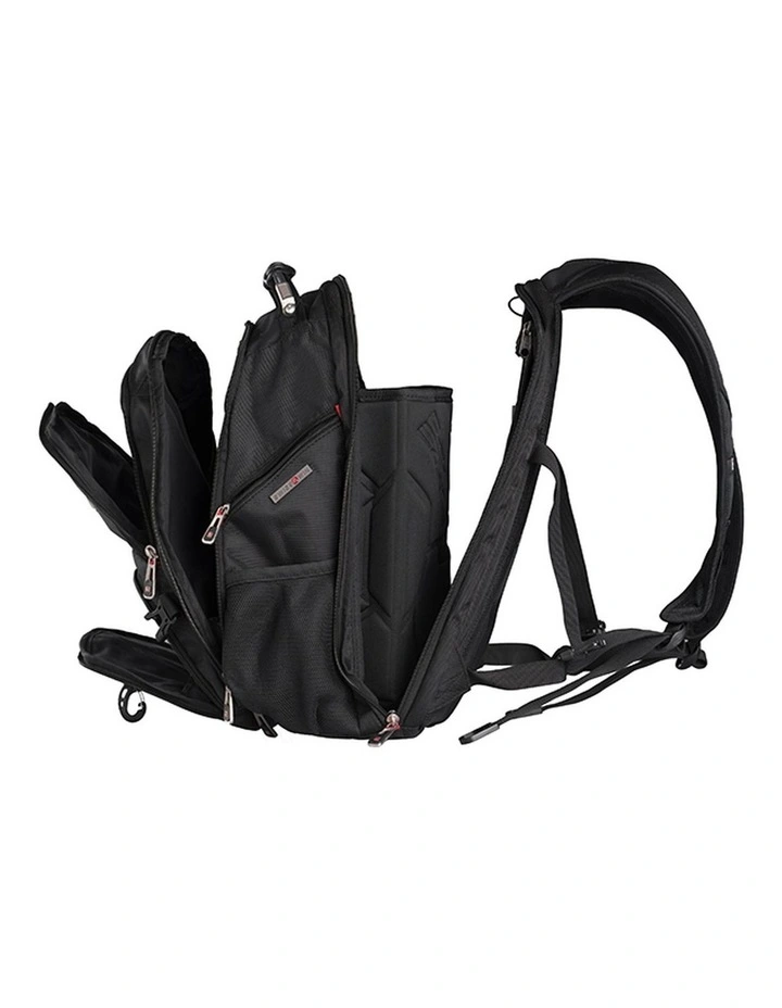 Swisswin Waterproof 15.6 Laptop Backpack Travel Business Work Bag Black image 6