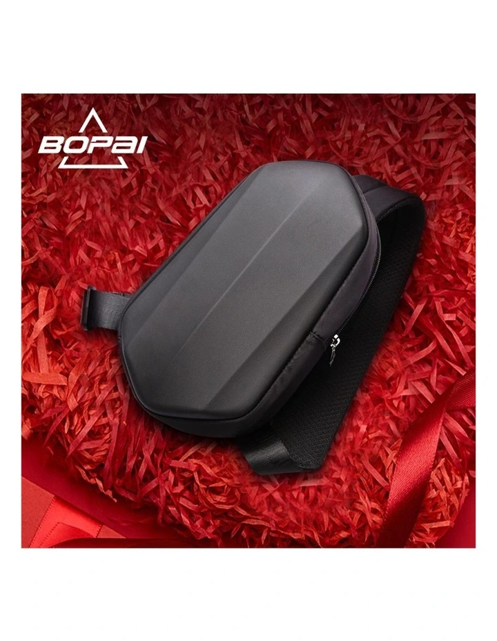 Bopai Waterproof Messenger Travel Work Bag Black image 7
