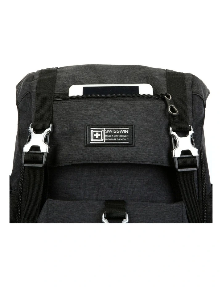 Swisswin Shoulder Crossbody Travel Daily Bag Grey image 5