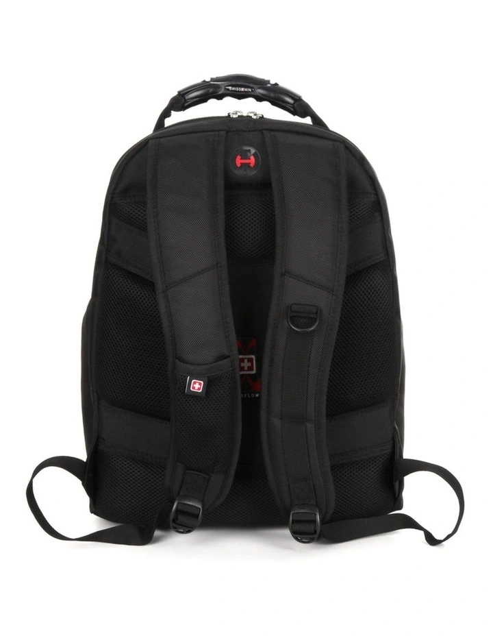 Swisswin Waterproof 17 Laptop Backpack Travel Business Work Bag Black image 6