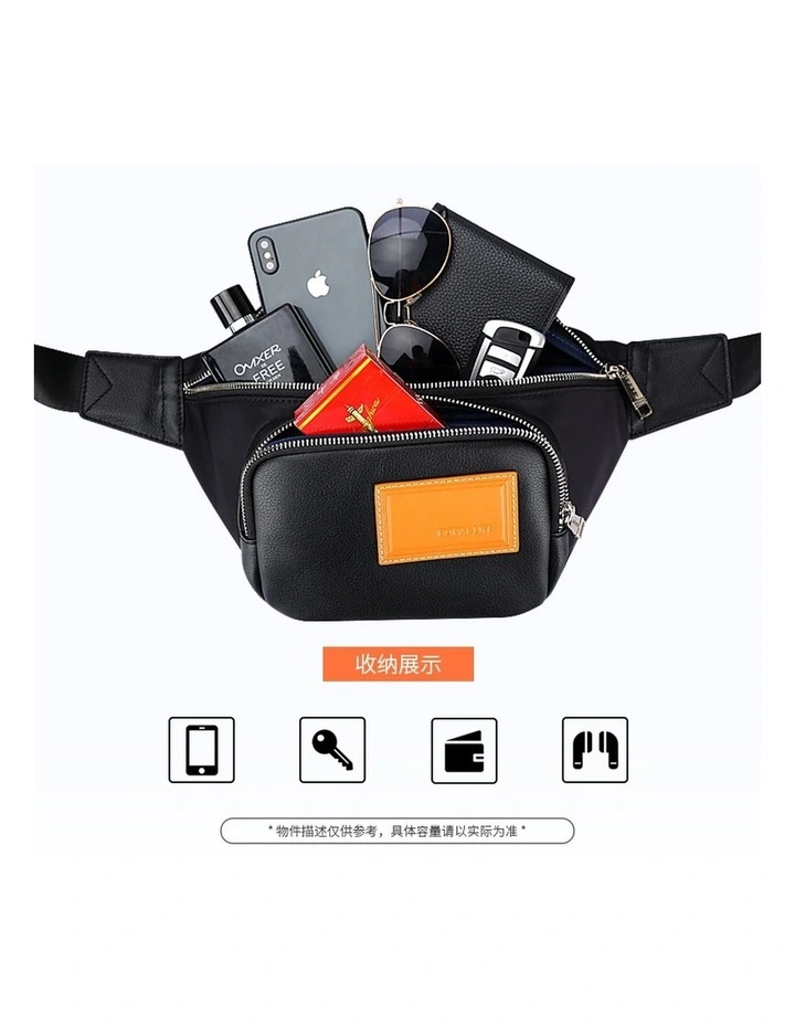 Bopai Shoulder Crossbody Travel Daily Bag Black image 3