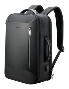 Bopai Anti-Theft Waterproof Laptop Backpack Travel Business Work Bag Black