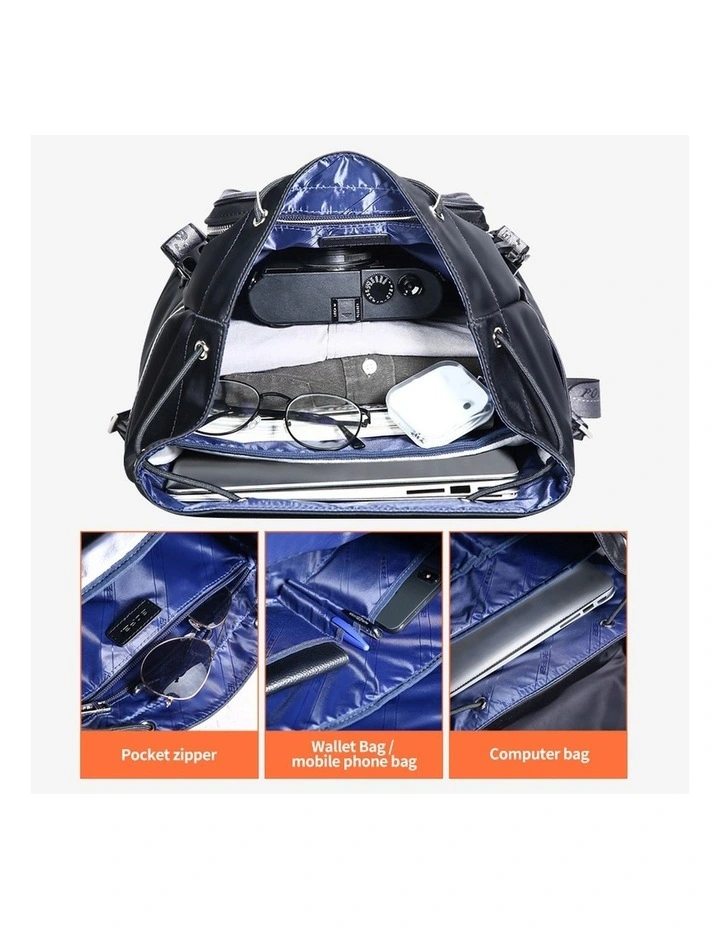 Bopai Waterproof 15.6 Laptop Backpack Travel Business Work Bag Grey image 6