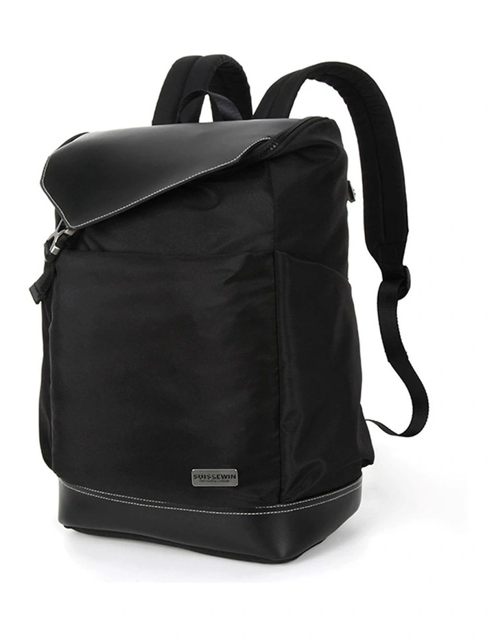 Swiss Waterproof Backpack Travel Business Work Bag Black image 2