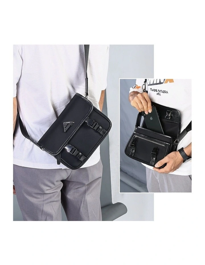 Bopai Waterproof Messenger Travel Work Bag Black image 6