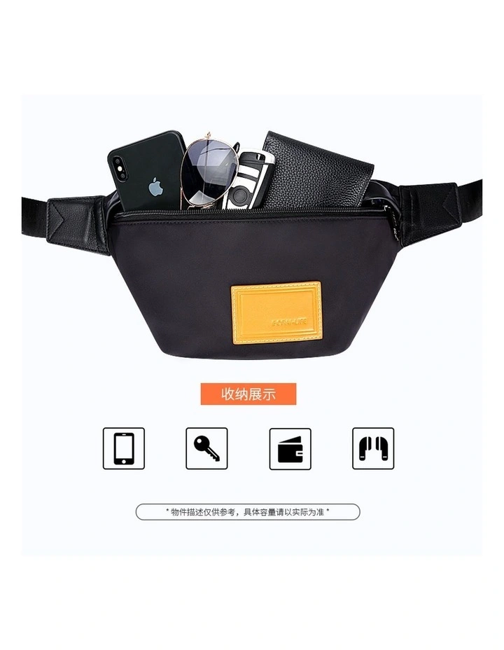 Bopai Shoulder Crossbody Travel Daily Bag Black image 3
