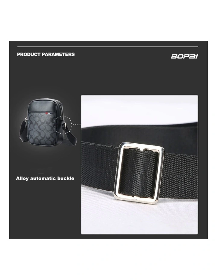Bopai Waterproof Messenger Travel Work Bag Black image 7