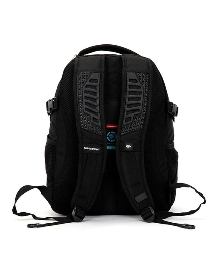Swiss Waterproof Laptop Backpack Travel Business Work Bag Black image 2