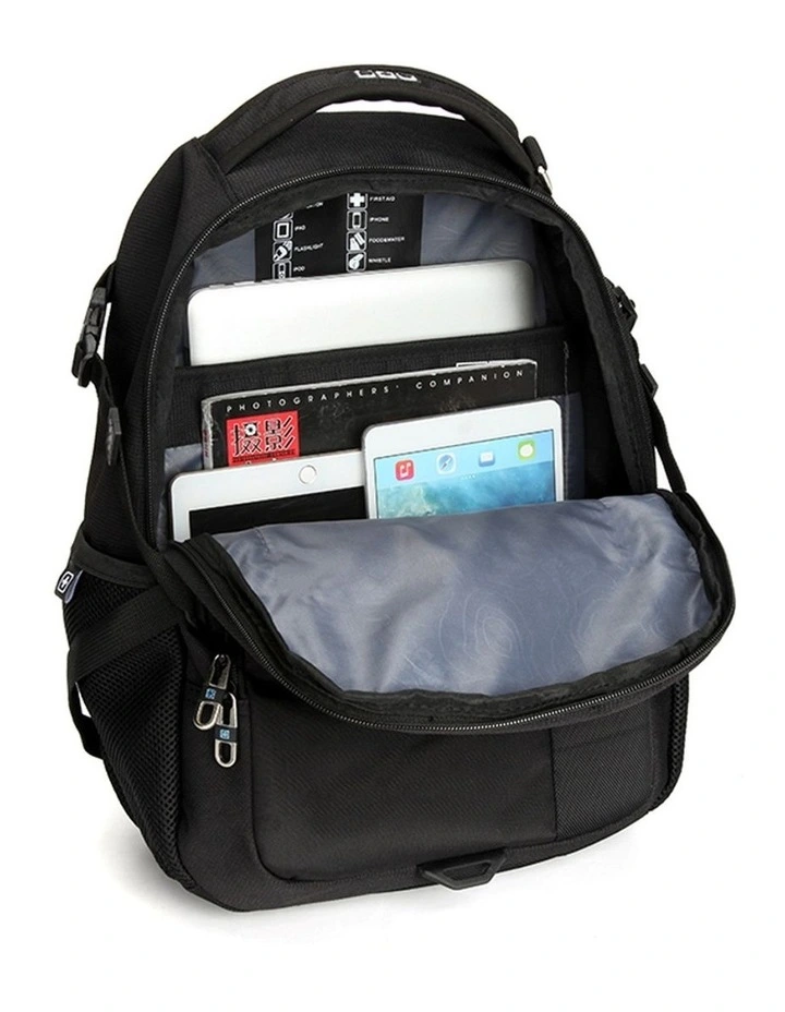 Swiss Waterproof Laptop Backpack Travel Business Work Bag Black image 6