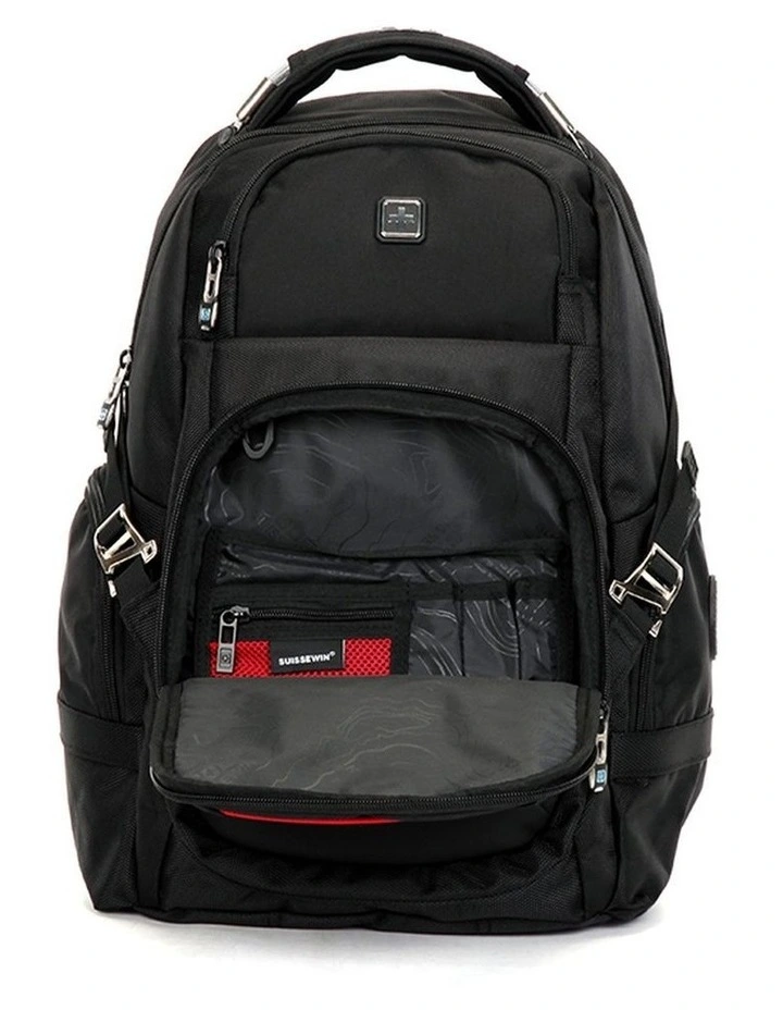 Swiss Shoulder Crossbody Travel Daily Bag Black image 5