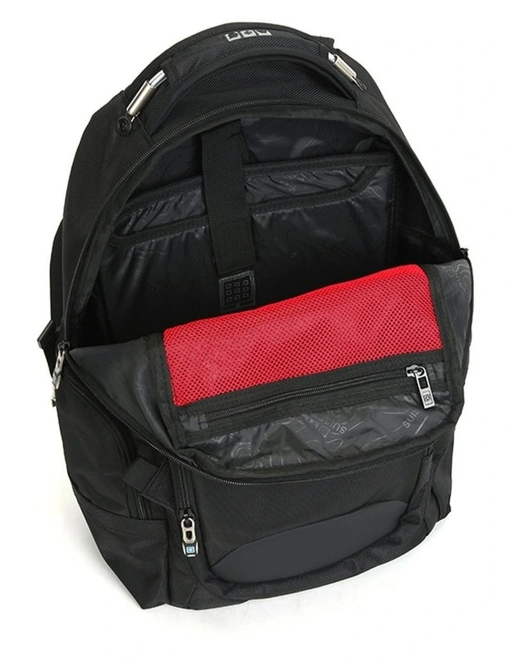 Swiss Shoulder Crossbody Travel Daily Bag Black image 6