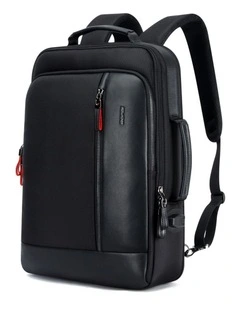 Bopai Anti-Theft Waterproof Laptop Backpack Travel Business Work Bag Black