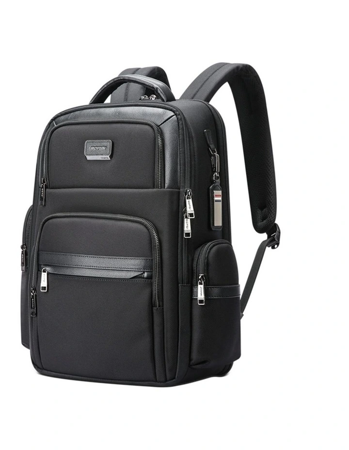 Bopai Anti-Theft Waterproof 15.6 Laptop Backpack Travel Business Work Bag Black image 1