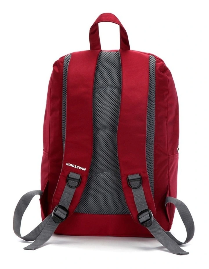 Swiss Waterproof Backpack Travel Business Work Bag Red image 3