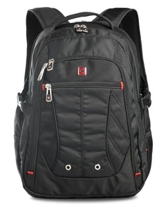 Swisswin Waterproof 15 Laptop Backpack Travel Business Work Bag Black