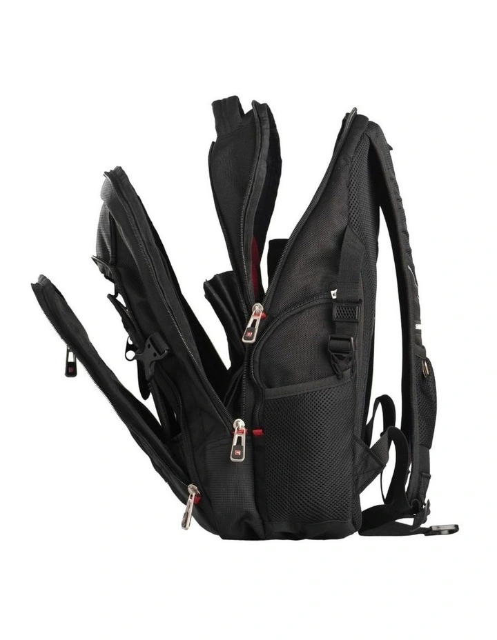 Swisswin Waterproof 15 Laptop Backpack Travel Business Work Bag Black image 5