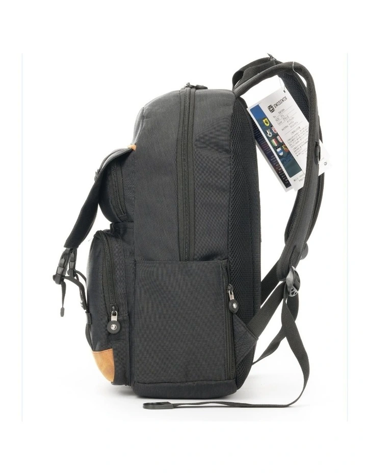 Swisswin Shoulder Crossbody Travel Daily Bag Black image 3