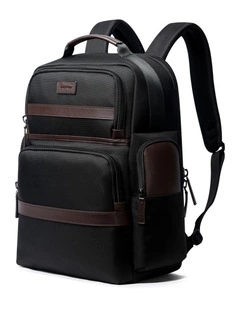 Bopai Anti-Theft Waterproof Laptop Backpack Travel Business Work Bag Black