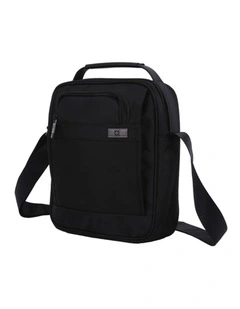 Swiss Waterproof Messenger Travel Work Bag Black