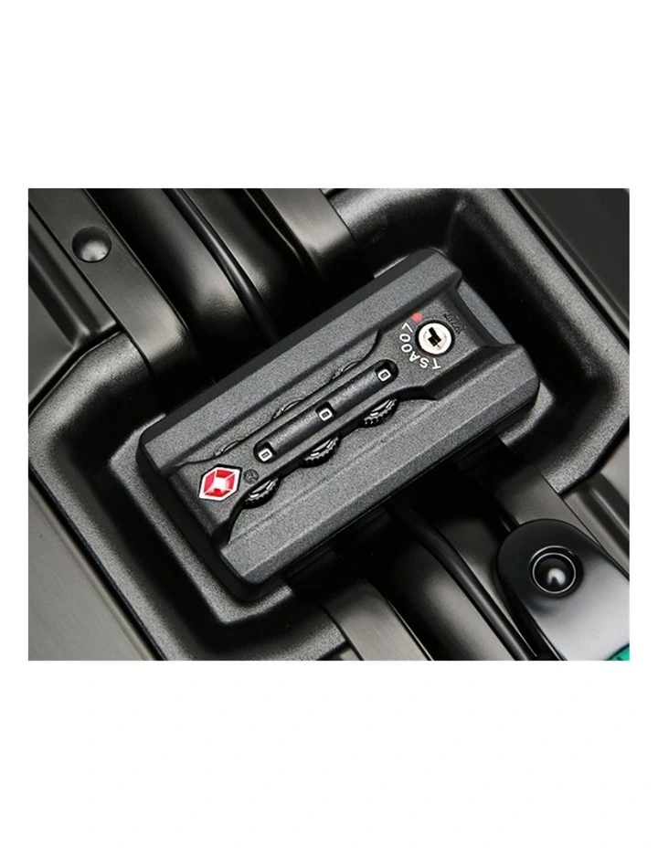 Bopai Aluminium Suitcase Travel Luggage Black image 7