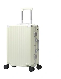 Bopai Aluminium Suitcase TSA Lock 8-Wheel Travel Luggage Green