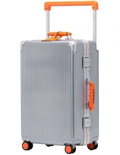 AIRWAY Titan Plus- Aluminium Frame Suitcase Medium Check-In Luggage 24 Inch