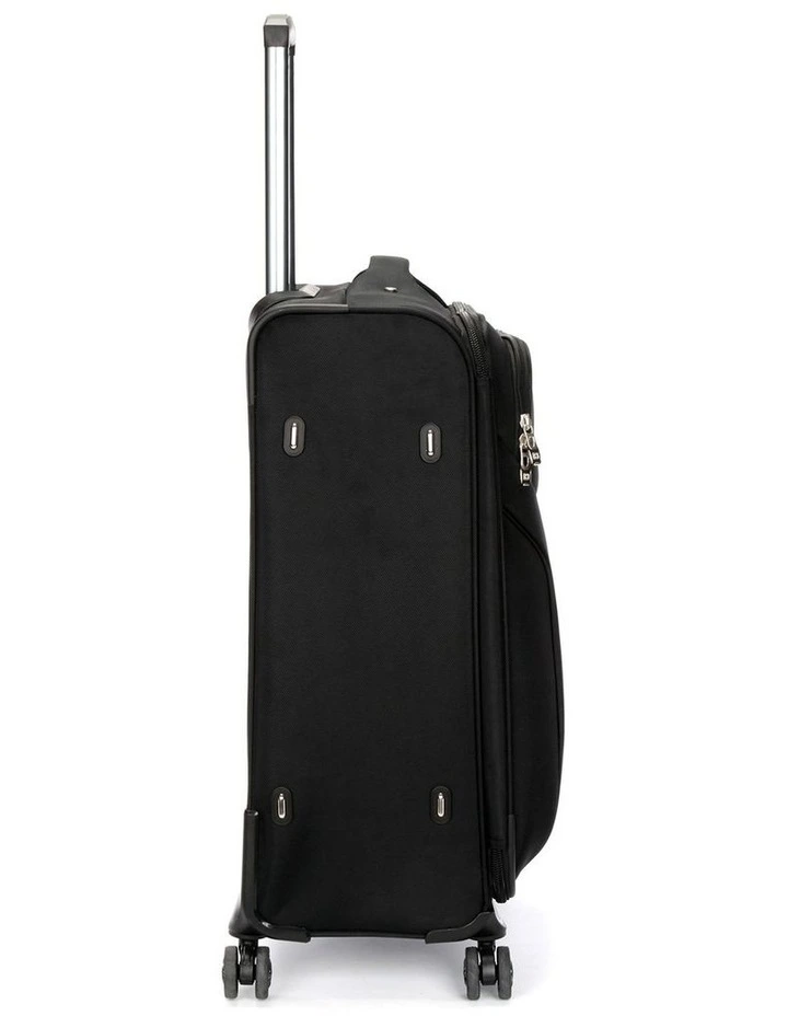 Swiss Suitcase TSA Lock 8-Wheel Travel Luggage Black image 4