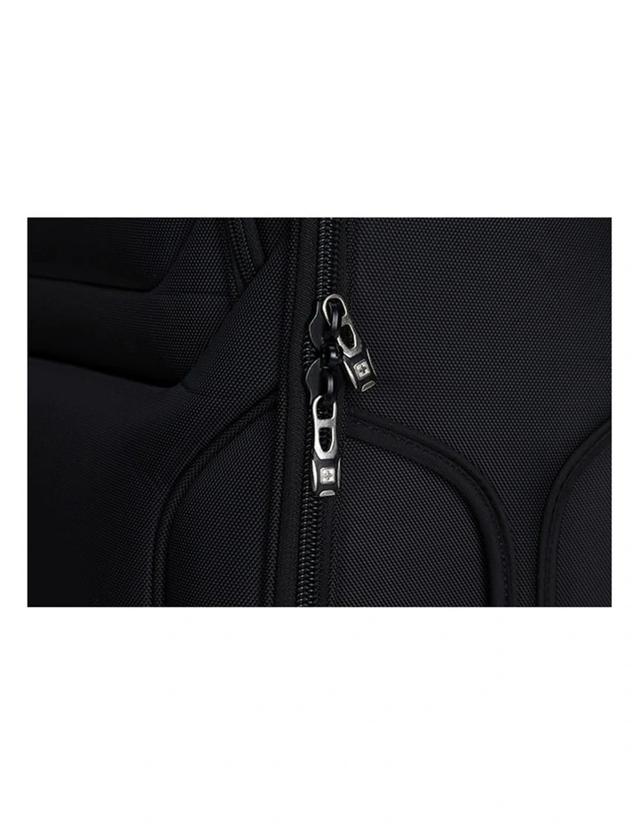 Swiss Suitcase TSA Lock 8-Wheel Travel Luggage Black image 6