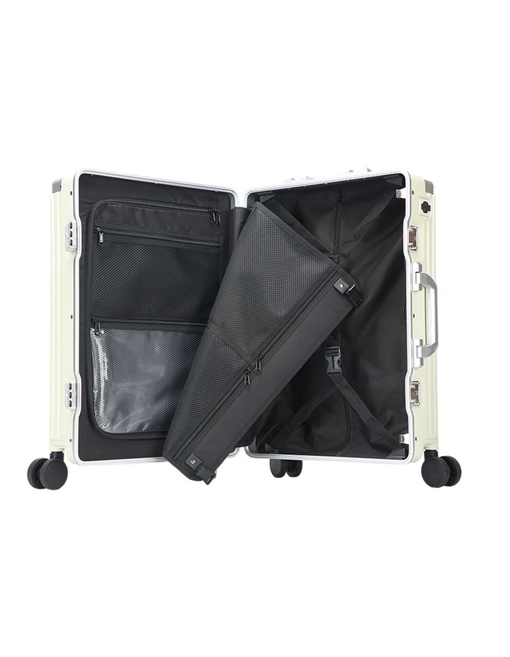 Bopai Aluminium Suitcase TSA Lock 8-Wheel Travel Luggage Green image 6
