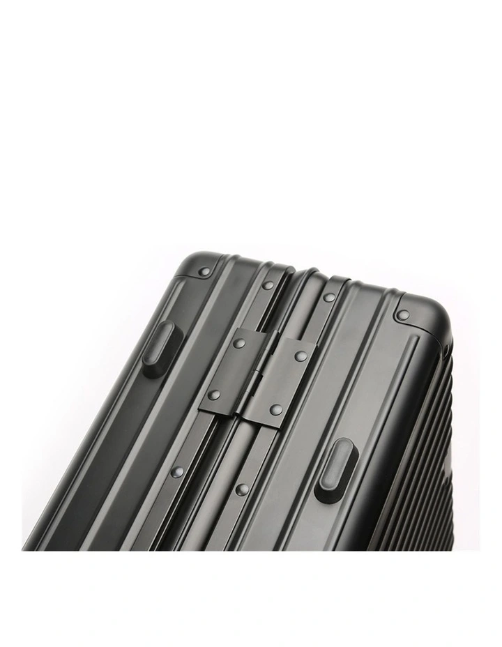 Bopai Aluminium Suitcase Travel Luggage Black image 3