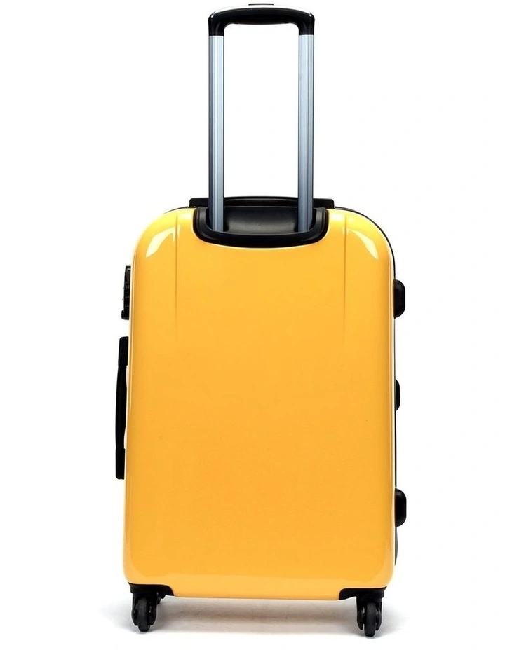 Swiss Suitcase TSA Lock 8-Wheel Travel Luggage Yellow image 3