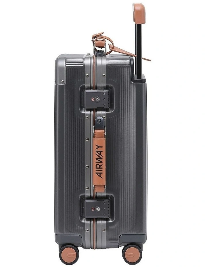 AIRWAY Titan Plus- Aluminium Frame Suitcase Medium Check-In Luggage 24 Inch image 3