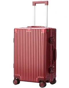 Bopai Aluminium Suitcase Travel Luggage Red