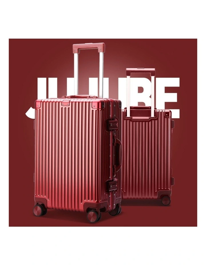 Bopai Aluminium Suitcase Travel Luggage Red image 2