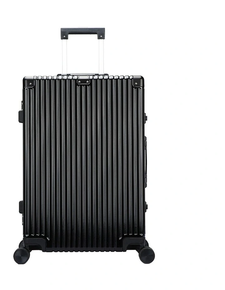 Bopai Aluminium Suitcase Travel Luggage Black image 2
