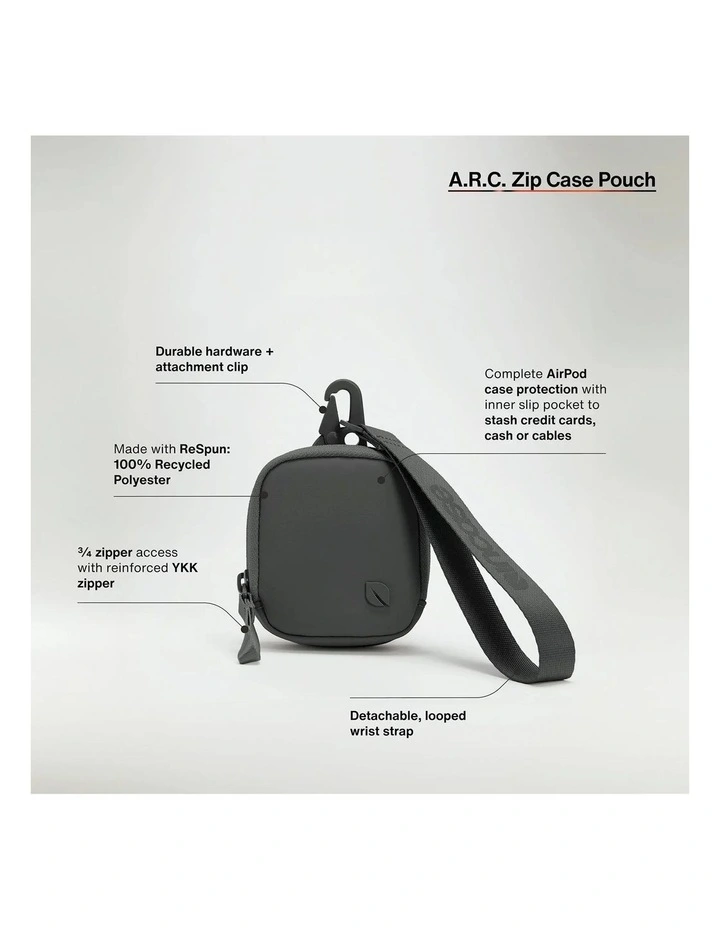 A.R.C. Compact Pouch INCO400720-BLK in Black image 7
