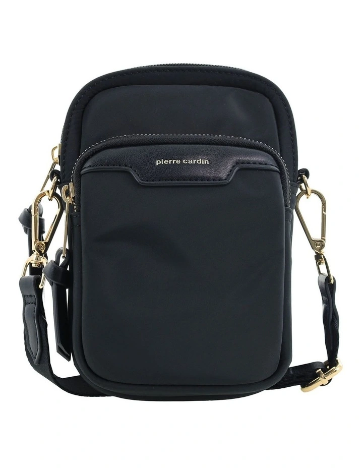 Pierre Cardin Monaco Nylon Everywhere Bag in Black - Nylon/Vegan Leather image 3
