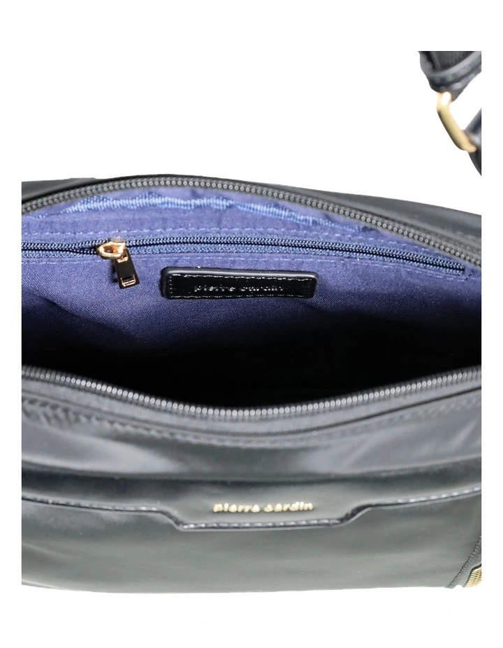 Pierre Cardin Monaco Nylon Everyday Bag in Black - Nylon/Vegan Leather image 2