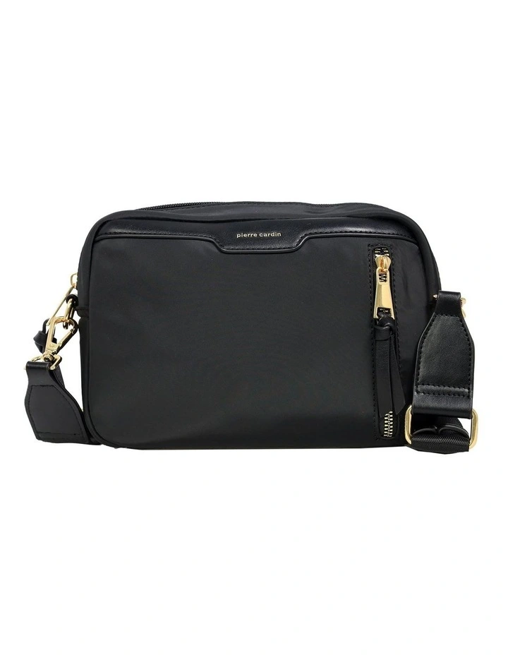 Pierre Cardin Monaco Nylon Everyday Bag in Black - Nylon/Vegan Leather image 3