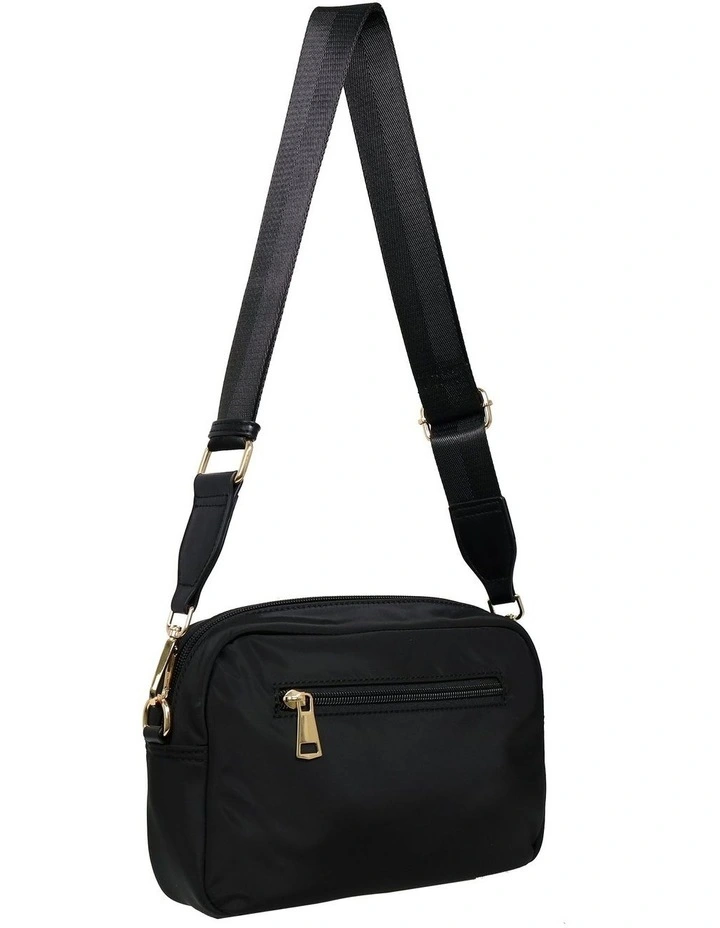 Pierre Cardin Monaco Nylon Everyday Bag in Black - Nylon/Vegan Leather image 6