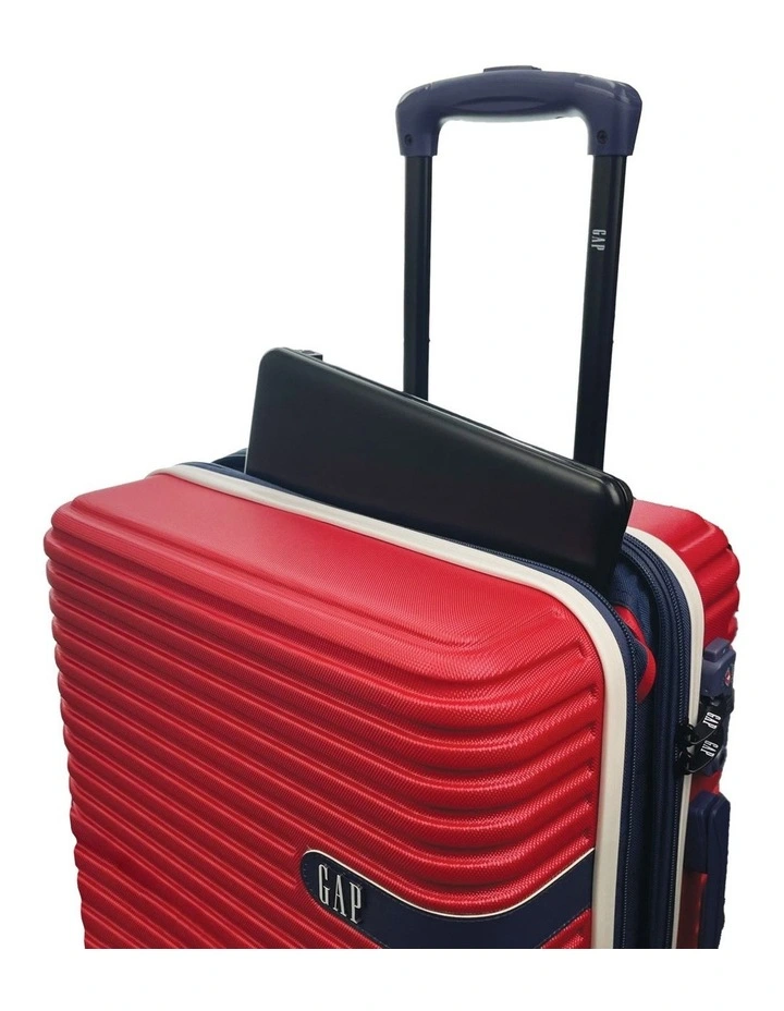 GAP Varsity Hard Shell 3-Piece Luggage Set in Red - Polycarbonate (PC) image 6