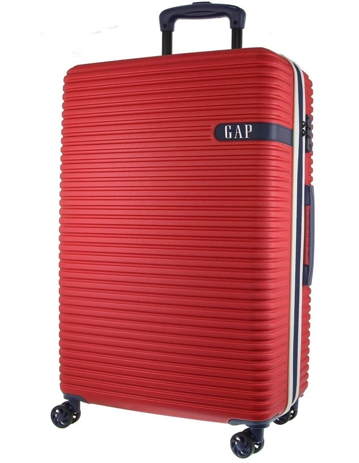 GAP Varsity Hard Shell 3-Piece Luggage Set in Red - Polycarbonate (PC) image 7