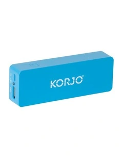 Korjo Portable Powerbank Blue - 4400 mAh