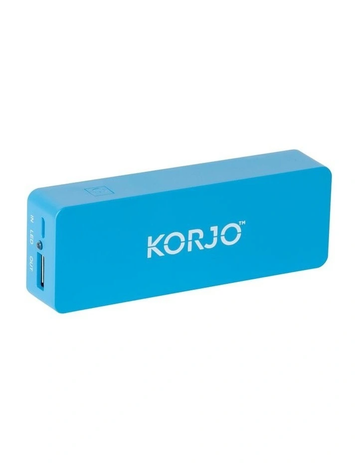 Korjo Portable Powerbank Blue - 4400 mAh image 1