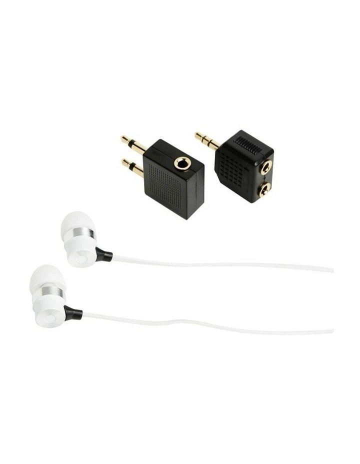 Korjo Ear Buds & Travel Kit - White image 1