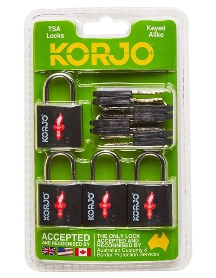 Korjo TSA Keyed Luggage Locks image 2