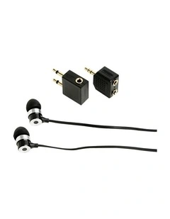 Korjo Ear Buds & Travel Kit - Black