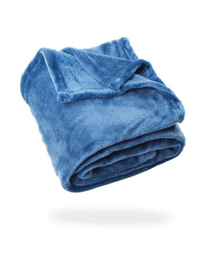 Cabeau Fold 'N Go Blanket - royal blue image 2